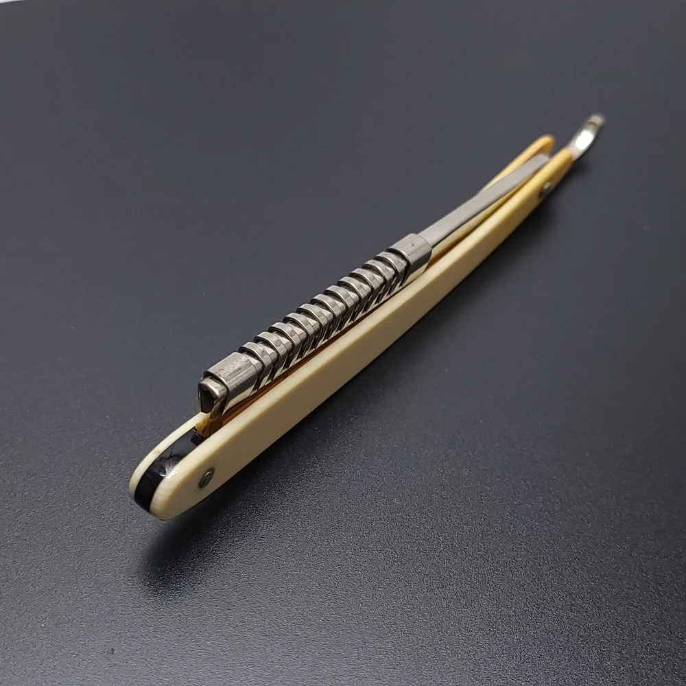 Vintage E. Weck & Son NY USA Straight Razor Folding Shaving Tool